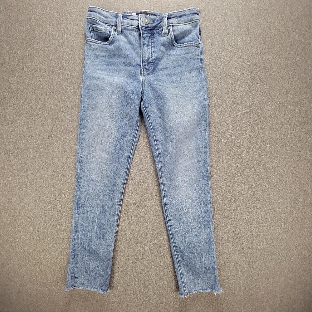 Kut from the Kloth Size 0 Blue Reese High Rise Fab Ab Ankle Straight Leg Jeans